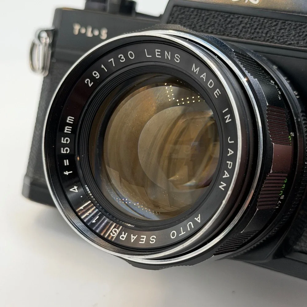 Sears TLS 35mm SLR Film Camera with Auto Sears 55mm f1.4 Lens Made in Japan